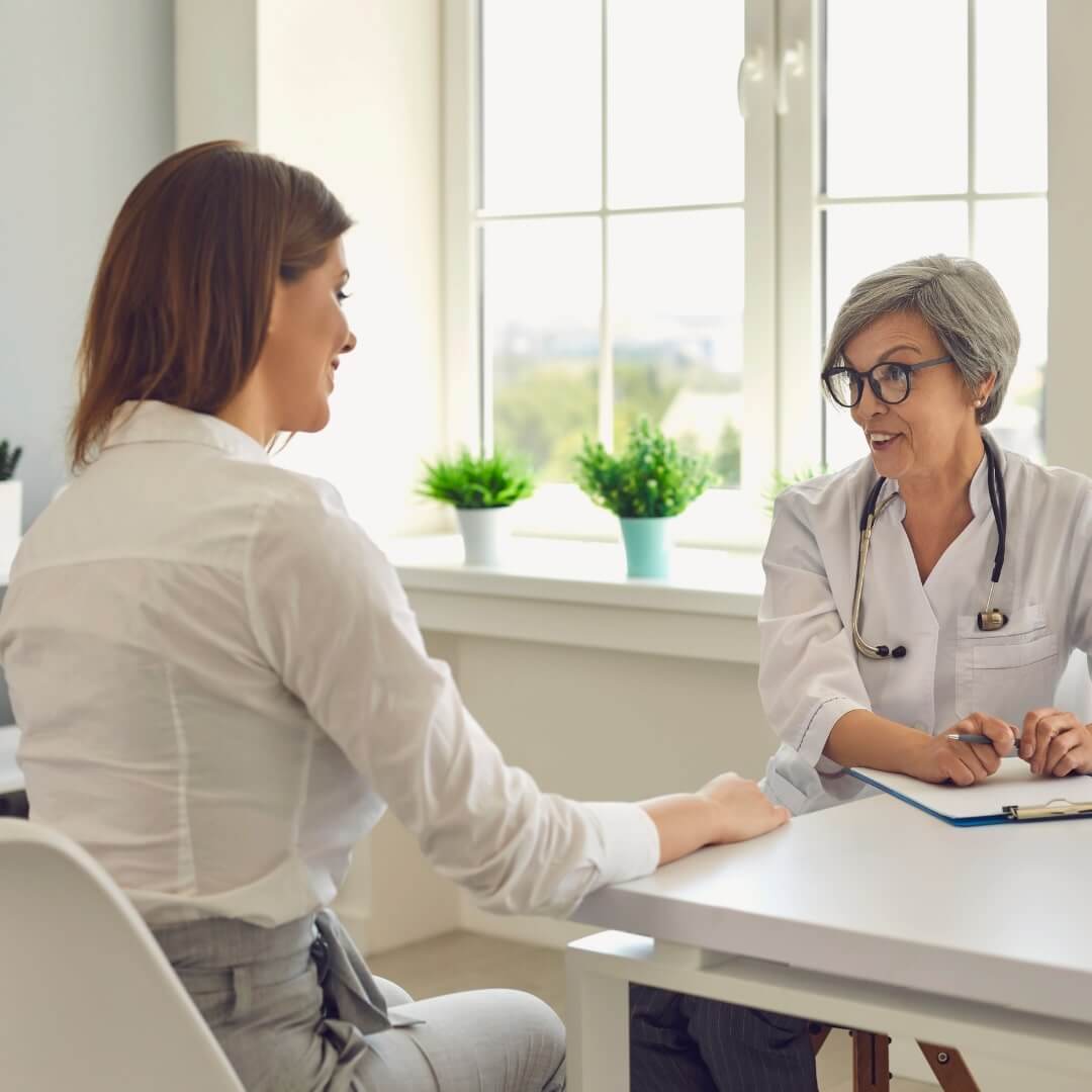 Female Patient and Female Doctor Talking